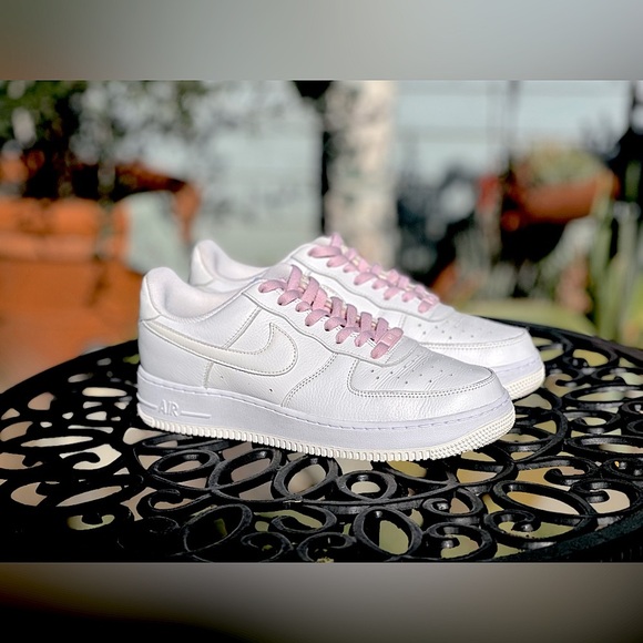 Nike Other - Nike — White x Pink Customized Air Force 1s